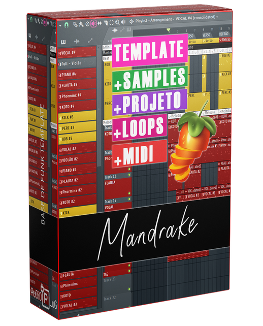 Base de Funk Mandrake | Projeto Samples e Loops | Template 