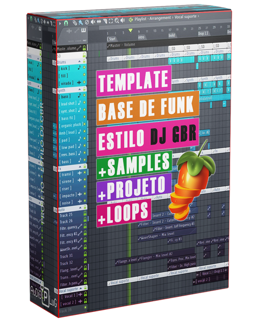 Base de Funk Rave Estilo DJ GBR | Projeto Samples e Loops | Template 